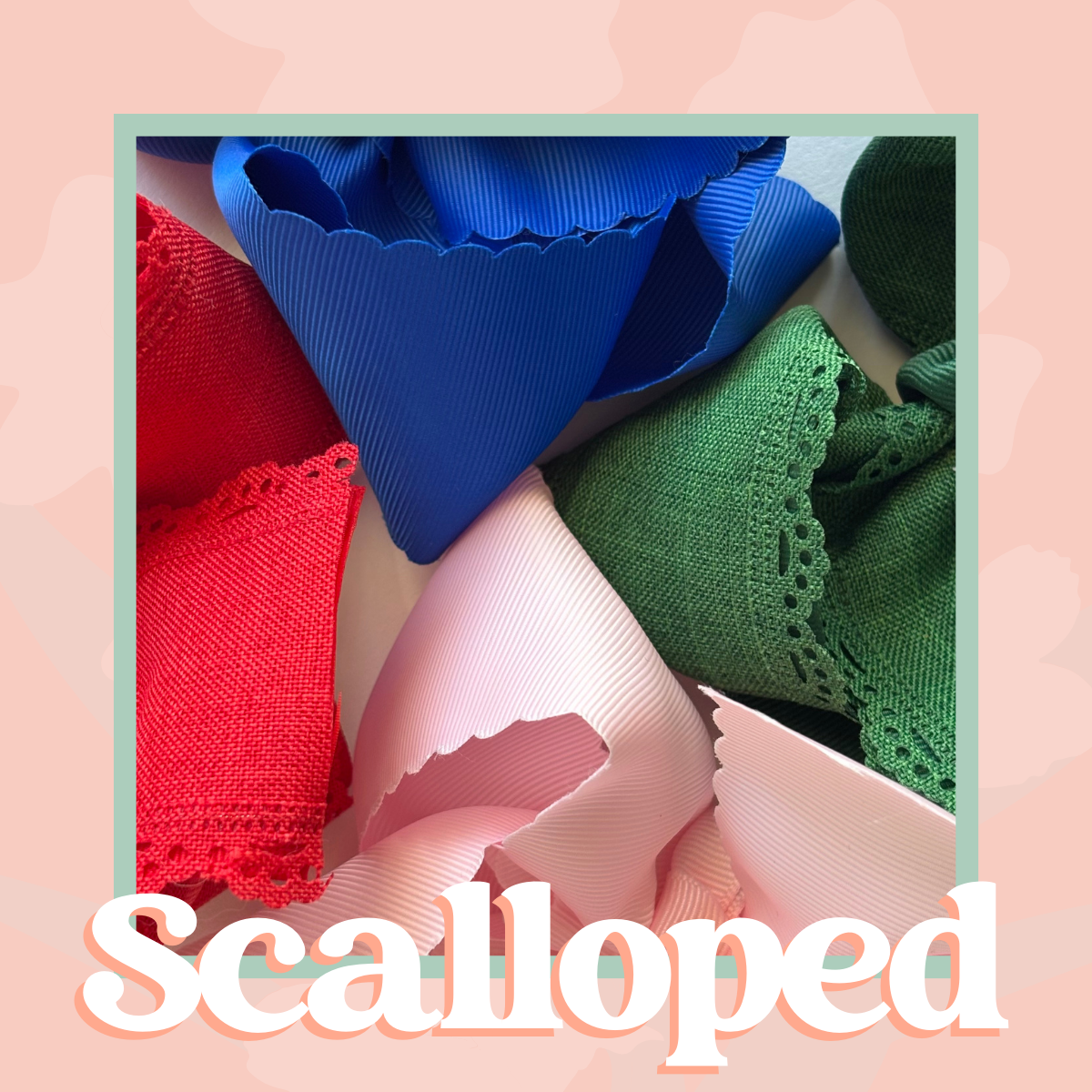 Scalloped Edge Bows