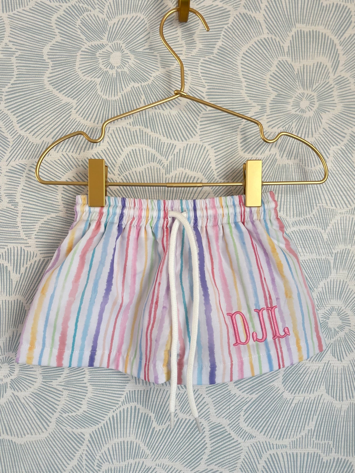 Sunset Stripes Swim Shorts