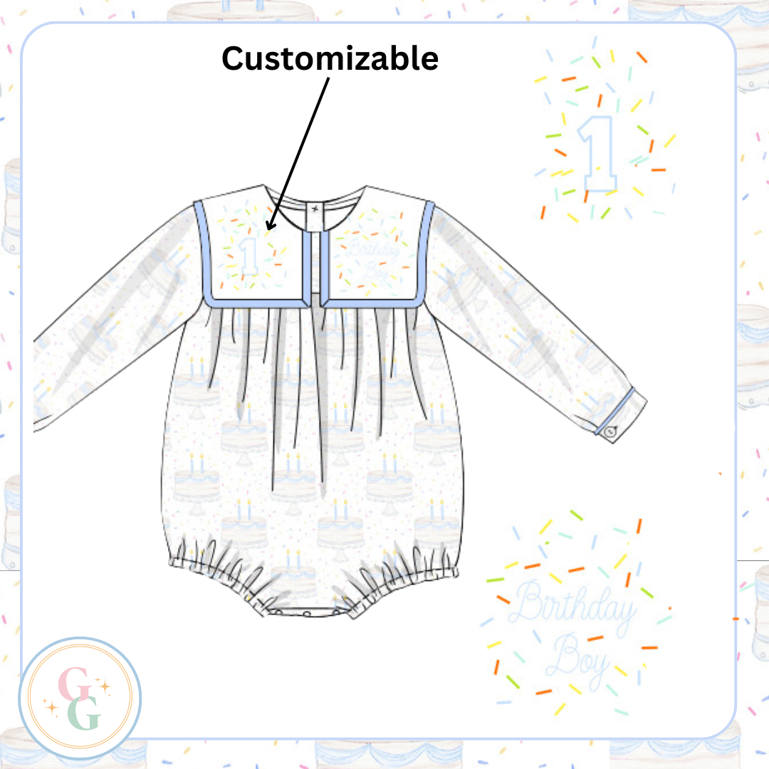 Birthday Boy Long Sleeve Bubble