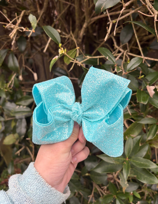 Snowflake Sparkle Bow
