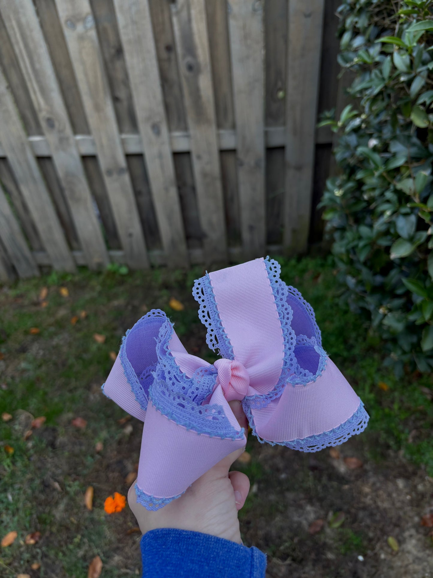 Purple and Pink Bow
